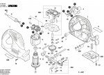 Bosch 3 603 C98 070 PFZ 500 E General Purpose Saw 230 V / GB Spare Parts PFZ500E